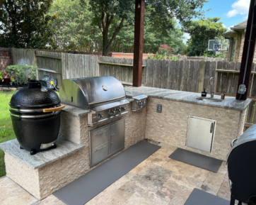 outdoor kitchen