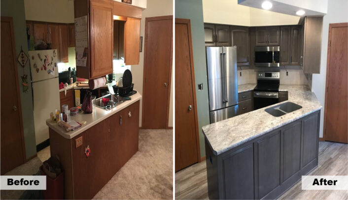Traditional kitchen remodel