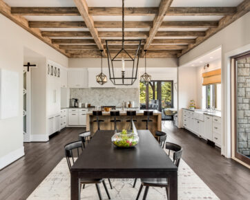 black kitchen