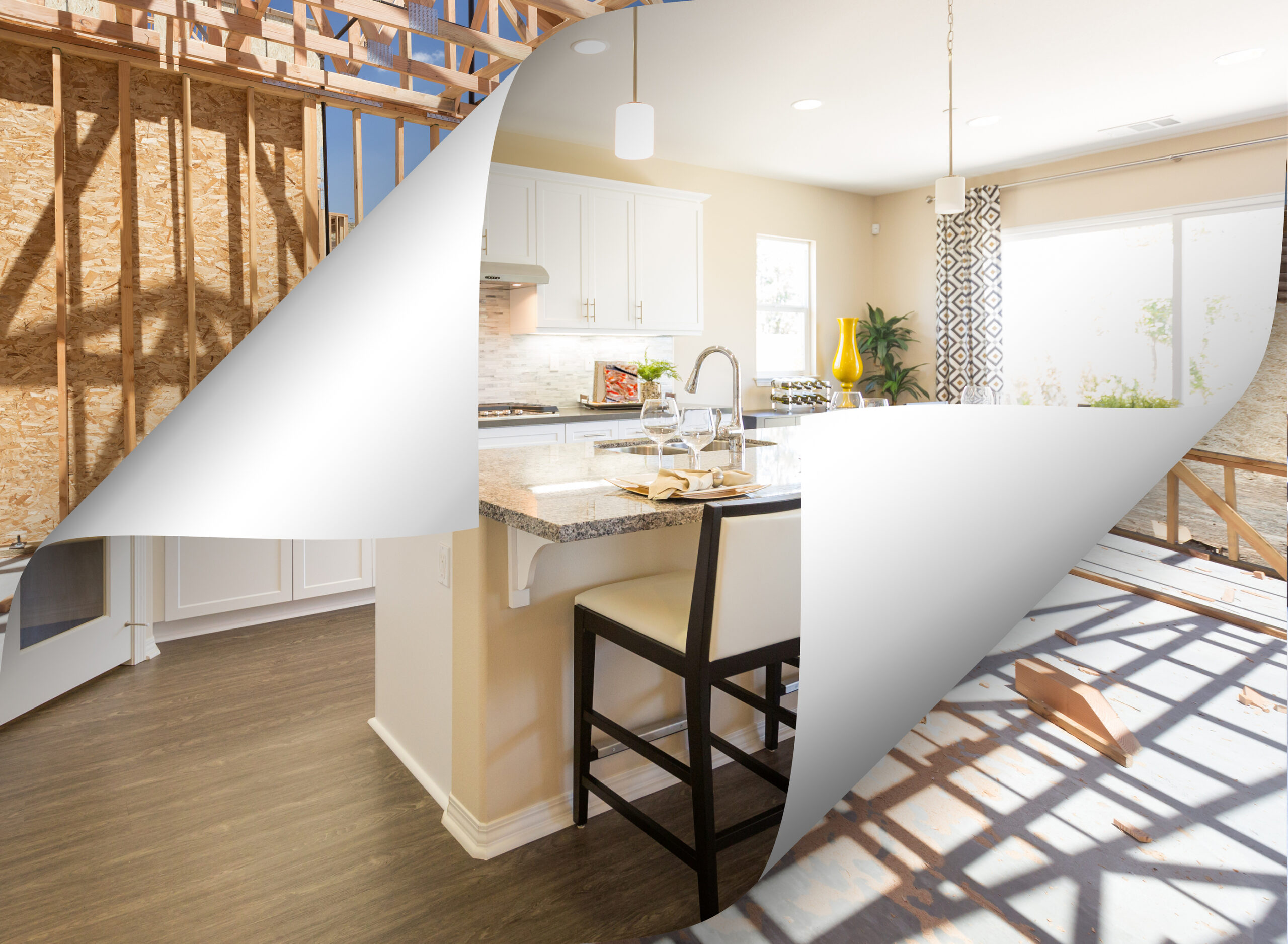 White kitchen for remodel