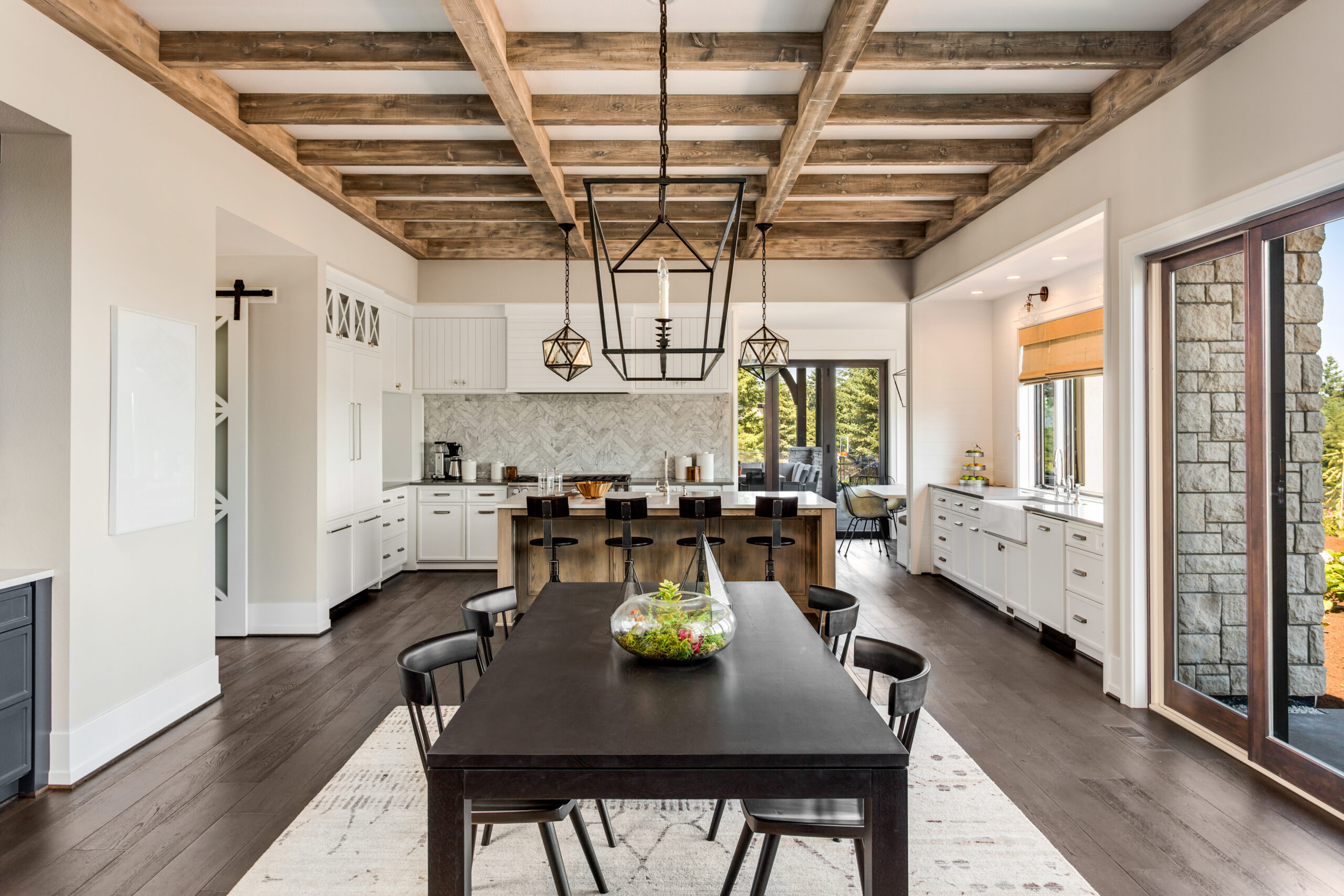 black kitchen